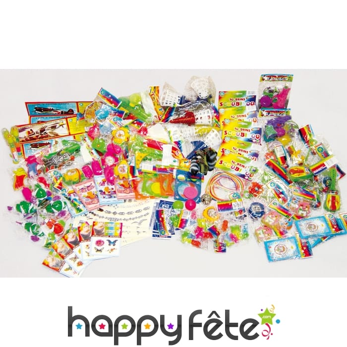 Lot de 100 jouets moyens