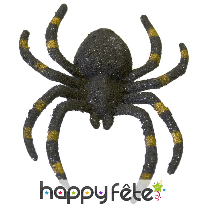 Lot de 2 araignées à pattes jaune et noire