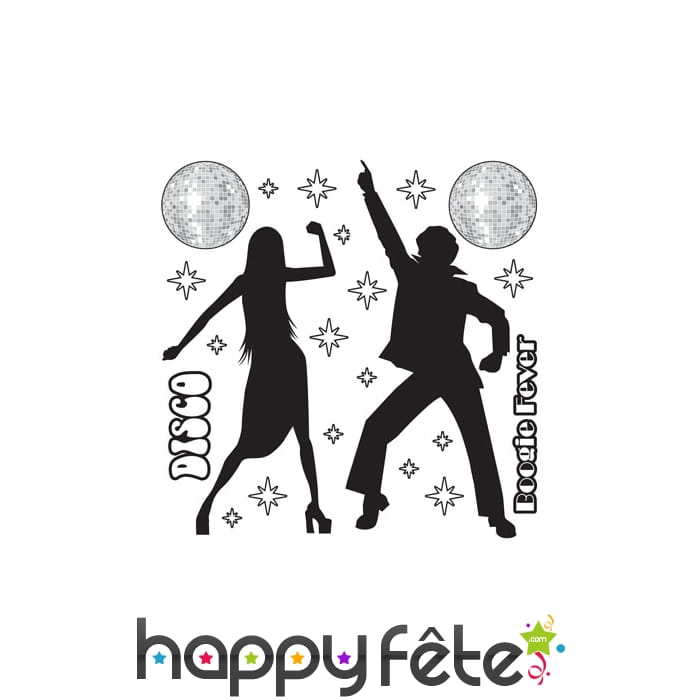 Lot de 2personnages disco