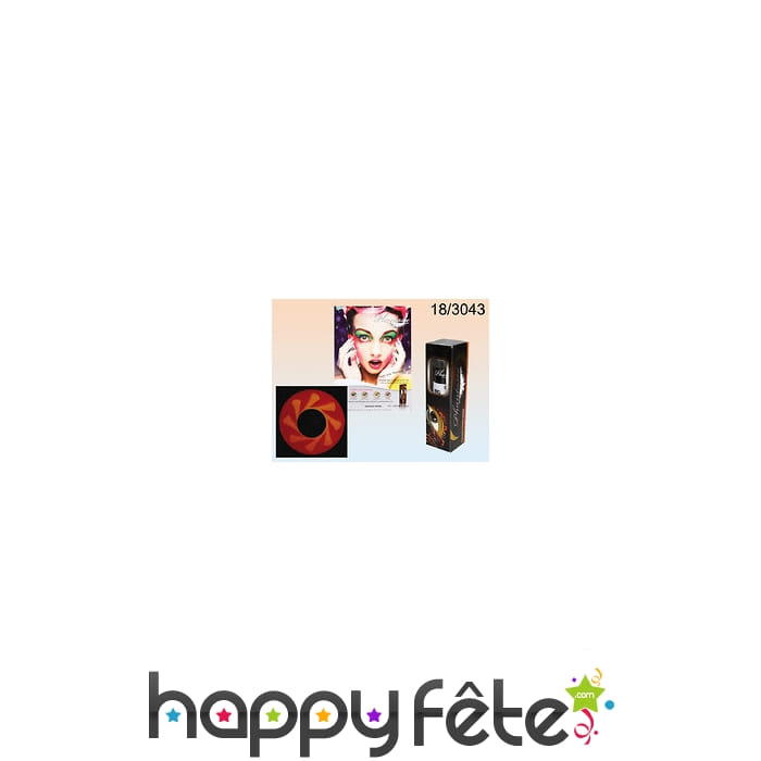 Lentilles de couleurs "bloody spin"