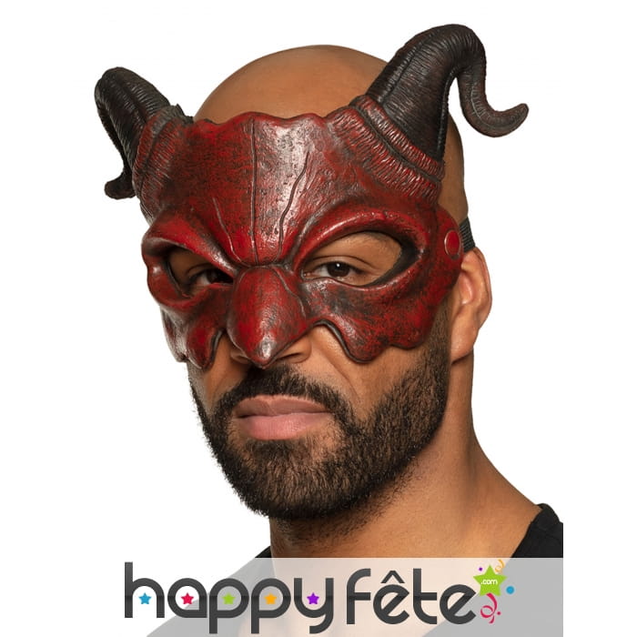 Serre-tête Diable Avec Cornes Pour Adultes - Accessoire Costume Halloween Et Carnaval, Cornes Rouges En Mousse