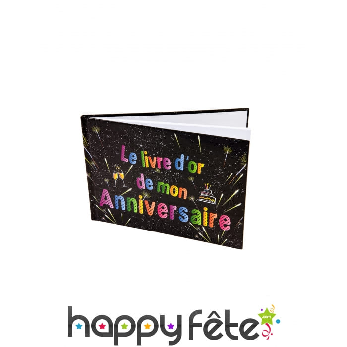 Livre d'or Anniversaire Feux d'artifice