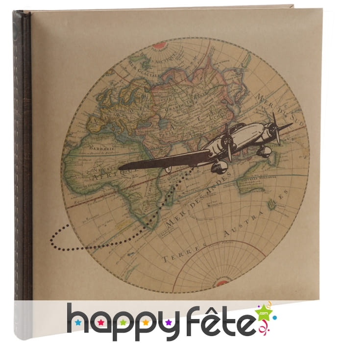 Livre d'or tour du monde, 24cm