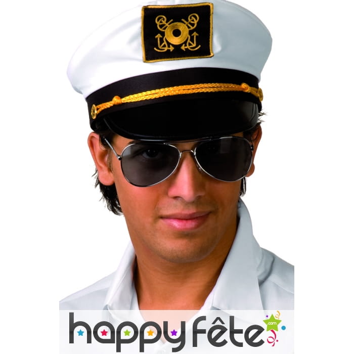 Lunettes de pilote avec verres fumes uv400