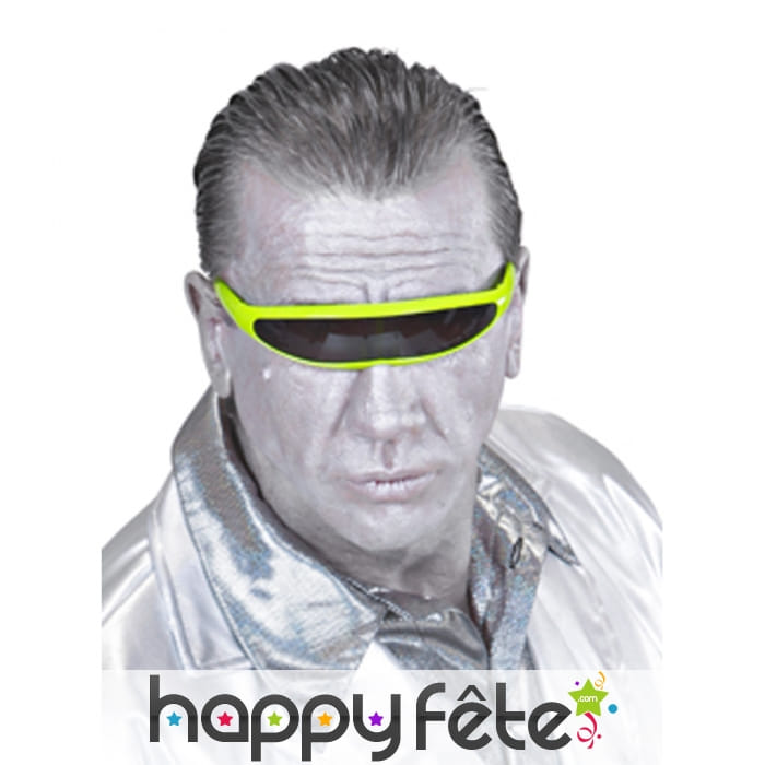 Lunettes de robot à monture verte