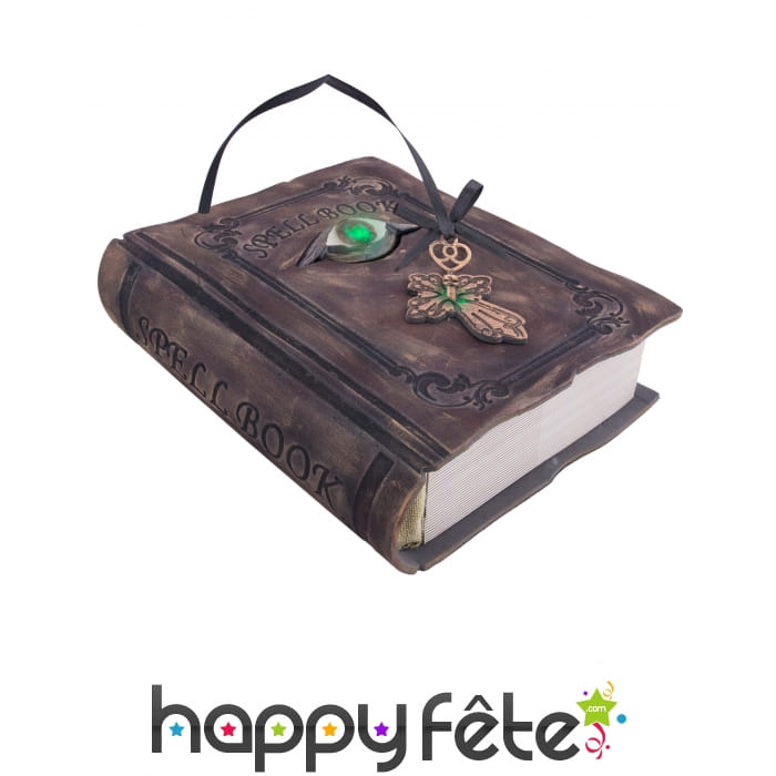 Livre de sorcier animé, lumineux 26x22cm