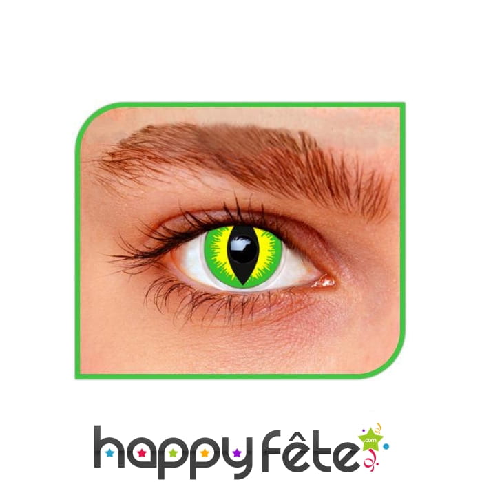 Lentilles démon vertes