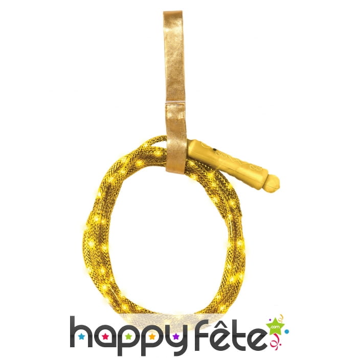 Lasso de Wonder Woman, modèle lumineux doré