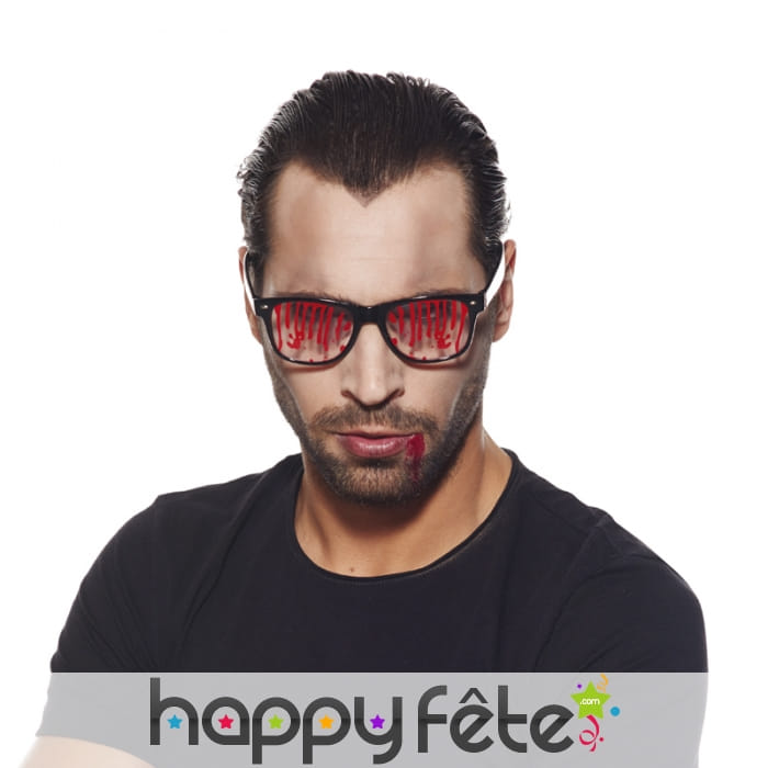 Lunettes ensanglantées