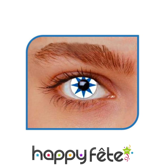 Lentilles étoile bleue