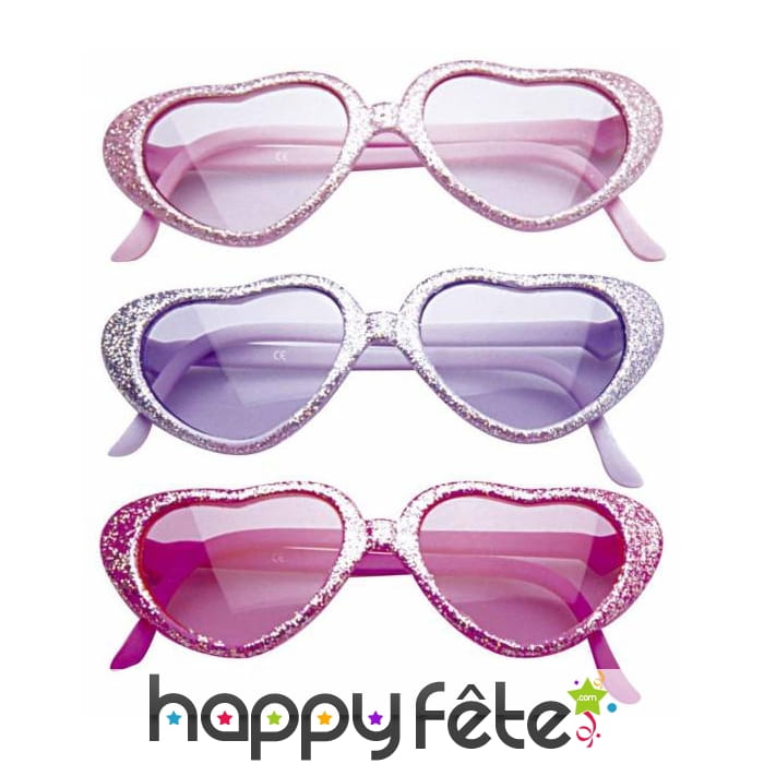 Lunettes en forme de coeur pour enfant
