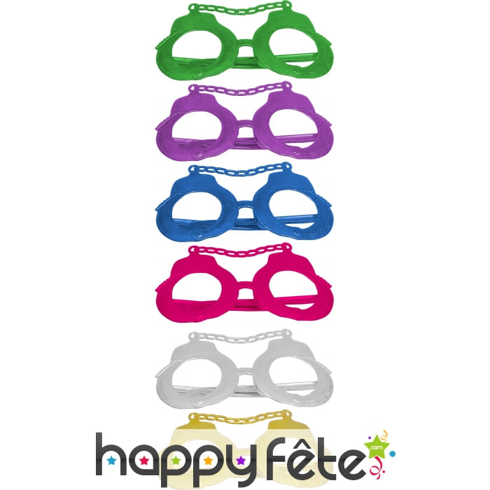 Lunettes en forme de menottes