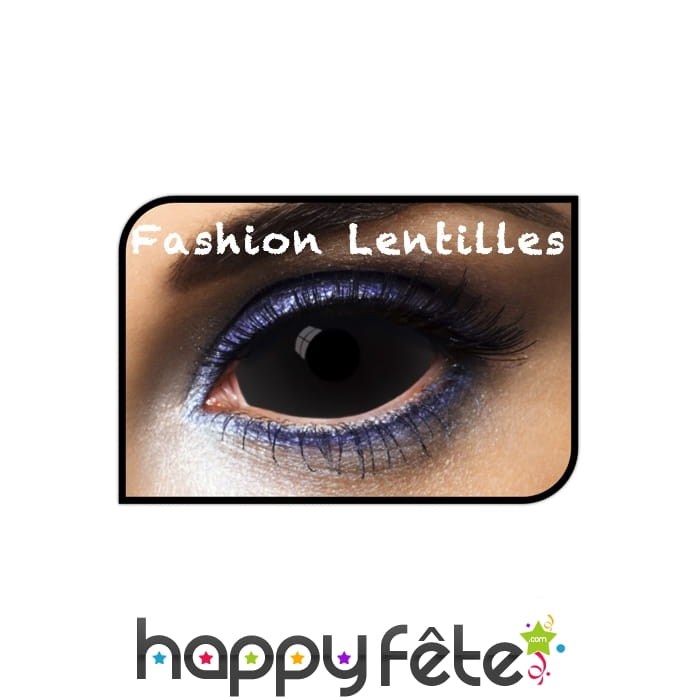 Lentilles entièrement noires