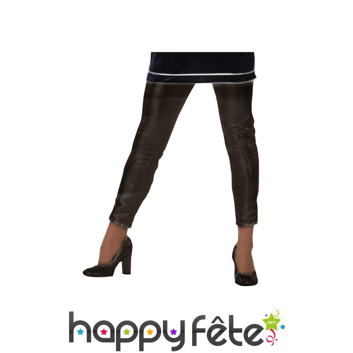 Leggings en simili noir