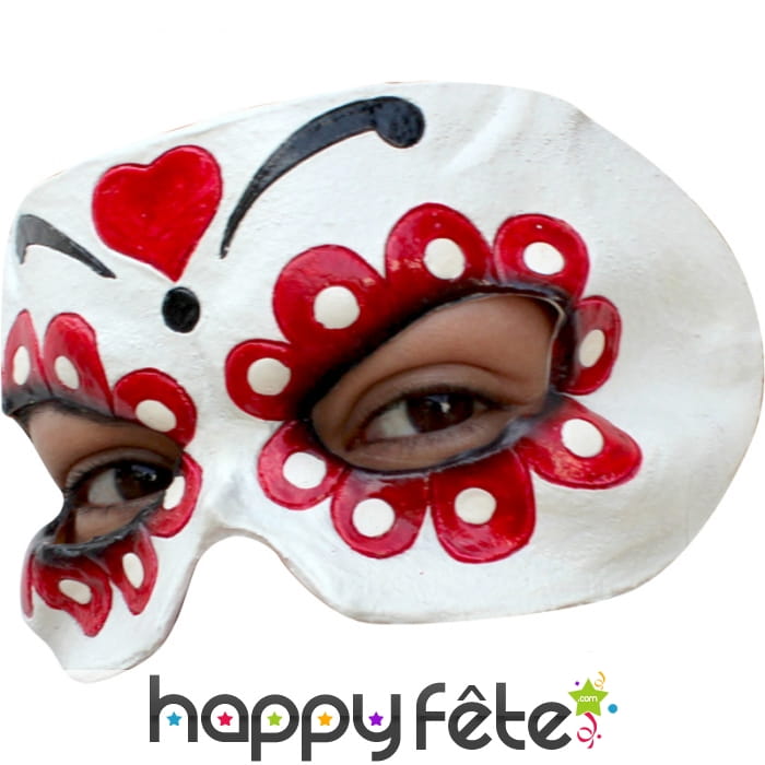 Loup fête des morts en latex