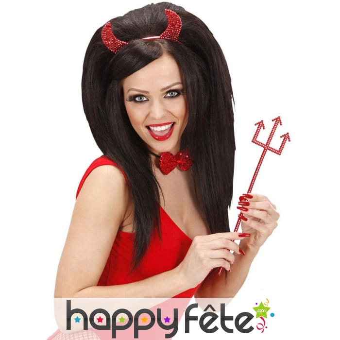 Longs faux ongles rouges unis