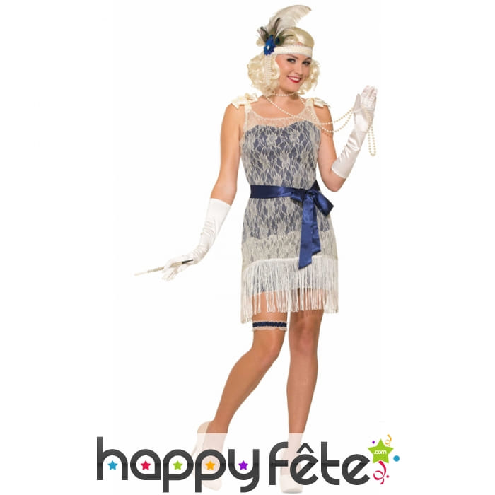 Longs gants beige satinés