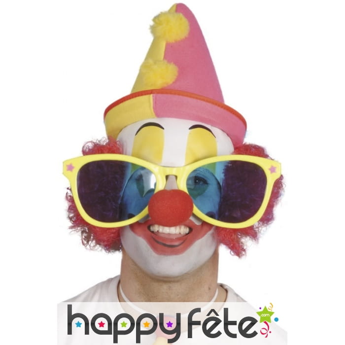 Lunettes géantes clown