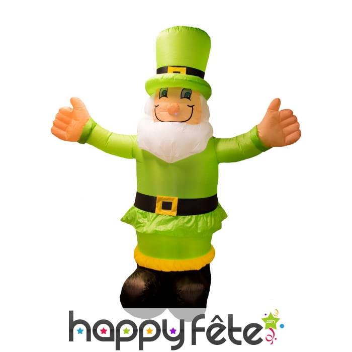 Leprechaun gonflable de 1,8m