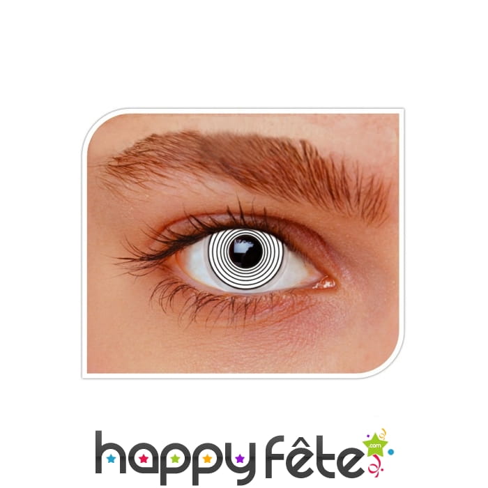Lentilles hypnotiques blanches