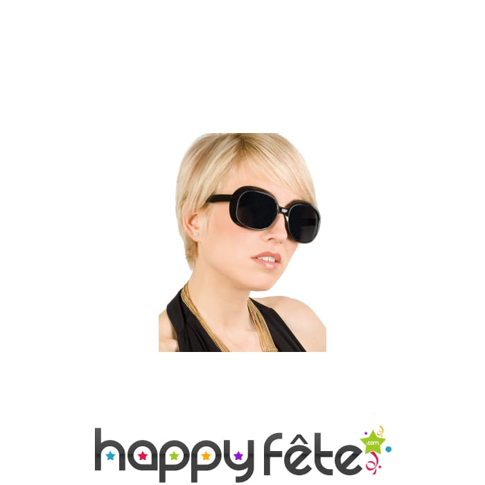 Lunettes julie noires, monture noire