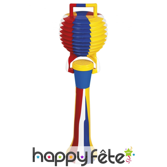 Long klaxon coloré de clown, 50cm