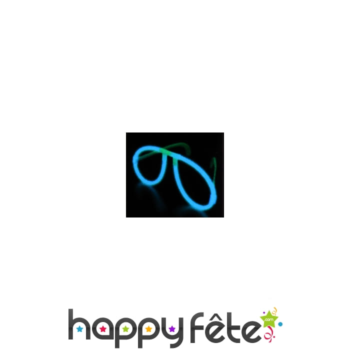 Lunettes lumineuses autocassantes bleues