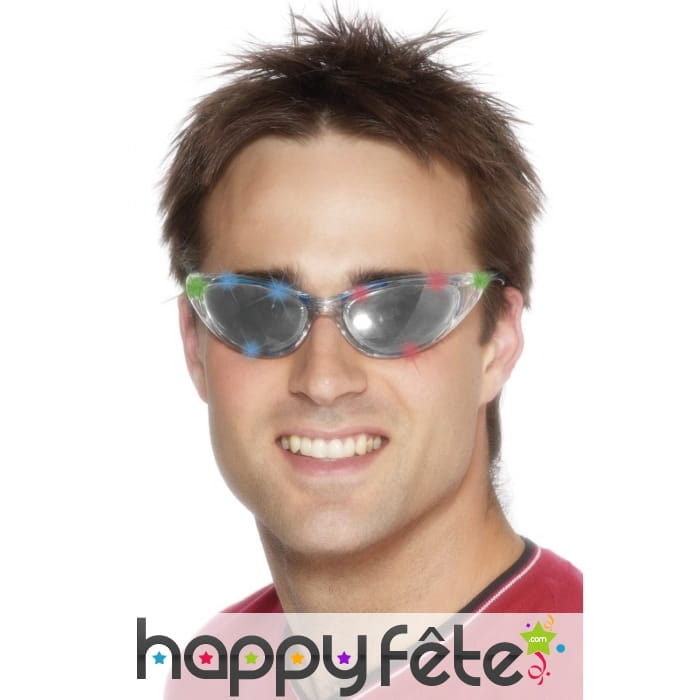 Lunettes lumineuses multi couleurs