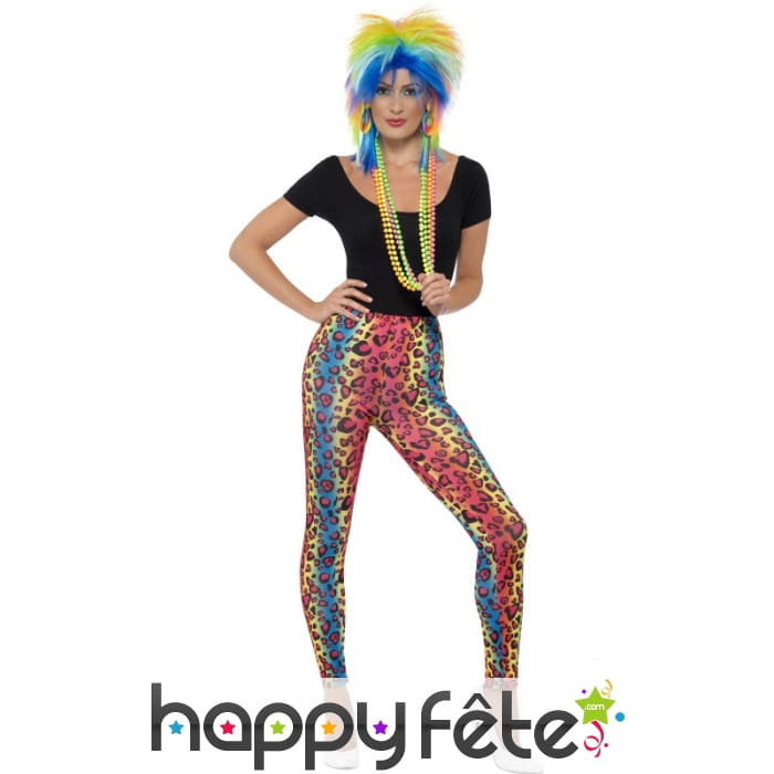 Leggings léopard néon