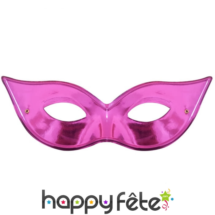 Loup libellule violet métalisé