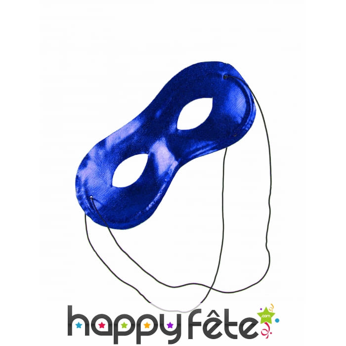 Loup métallisé bleu électrique