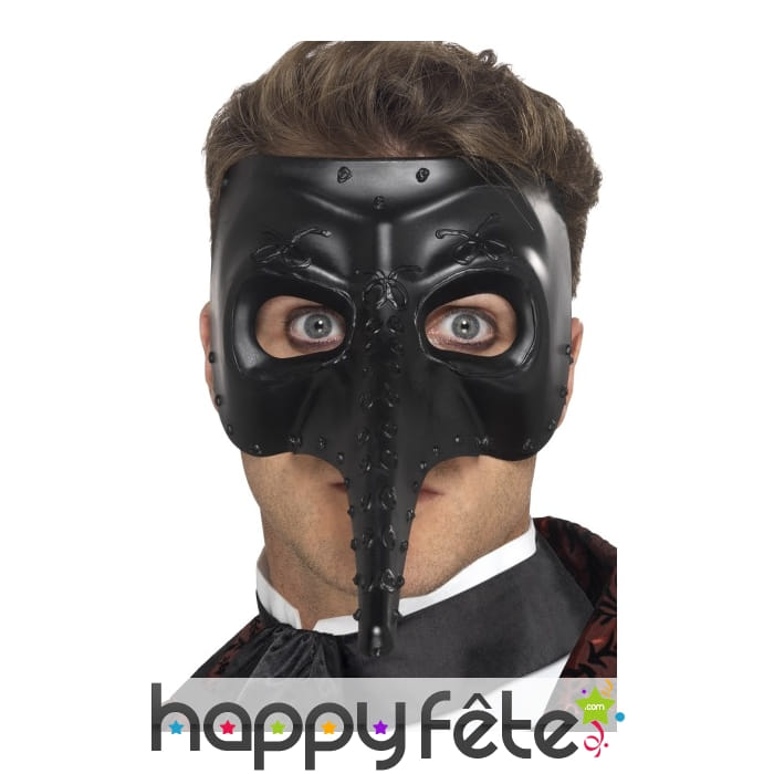 Loup noir de médecin de peste