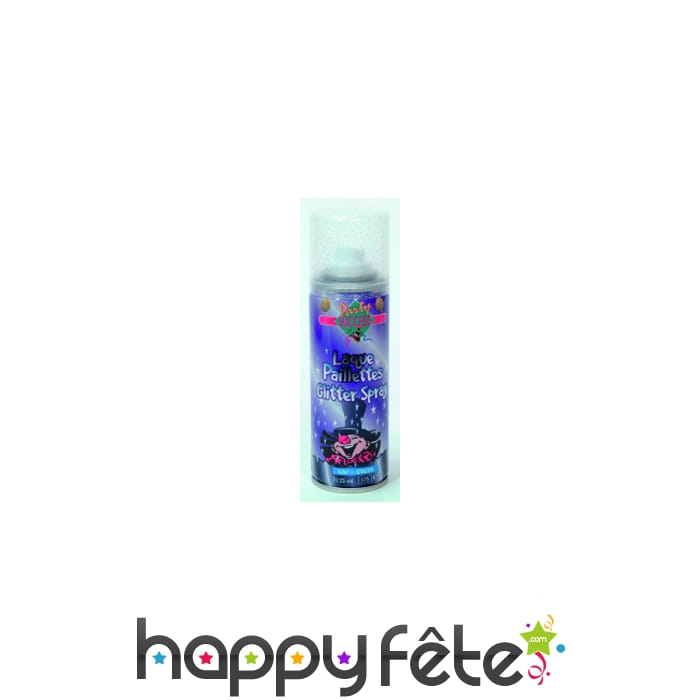 Laque paillettée argent