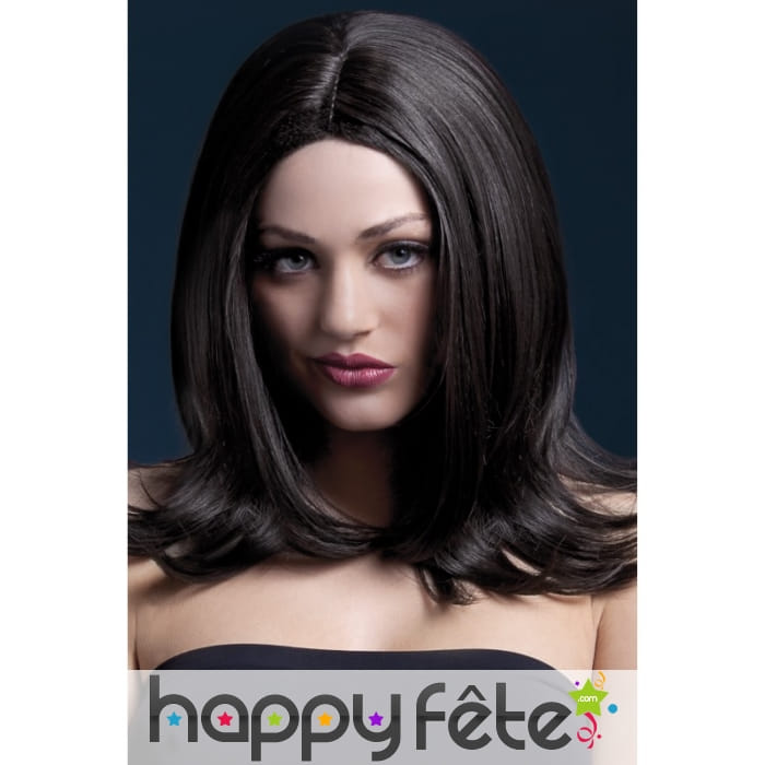 Longue perruque brune de 43cm. Sophia