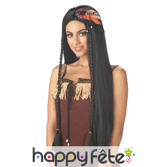 Longue perruque d'indienne