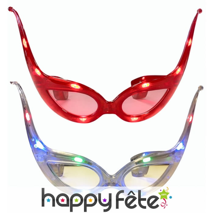 Lunettes papillon Led