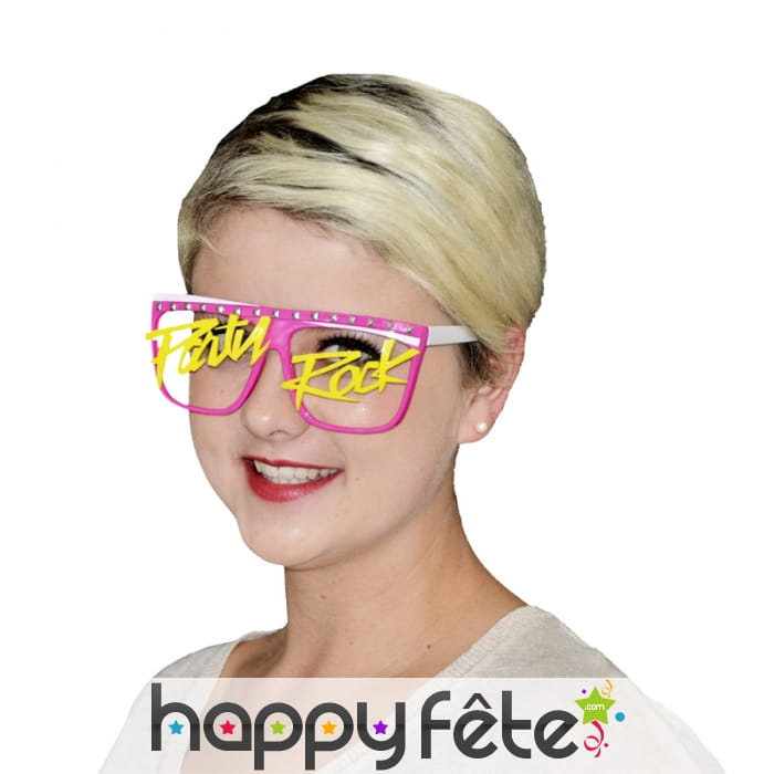 Lunettes party rock sans verre