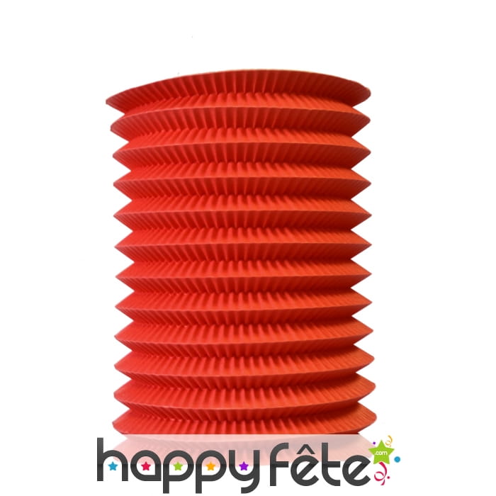Lampion rouge cylindrique