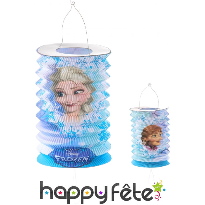 Lampion Reine des Neiges de 28 cm, en papier