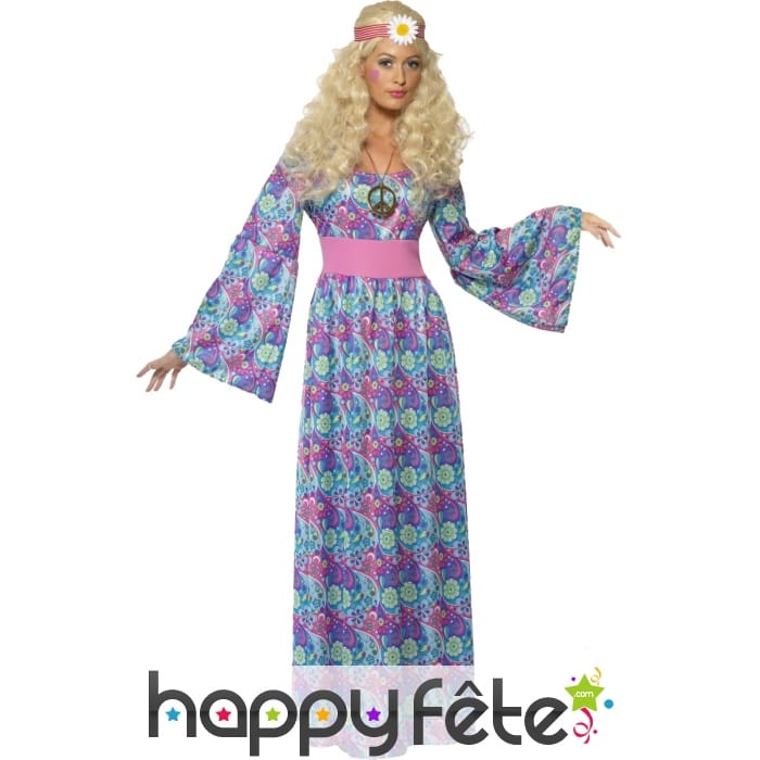 Longue robe d'hippie