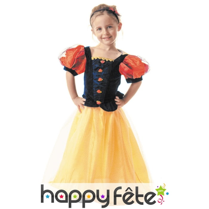 Longue robe de Blanche pour enfant