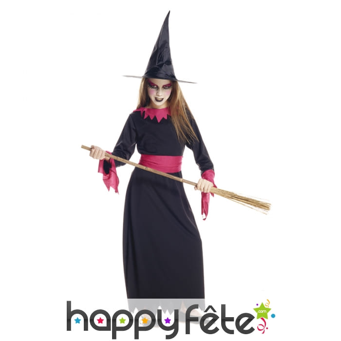 Longue robe de sorcière pour fille