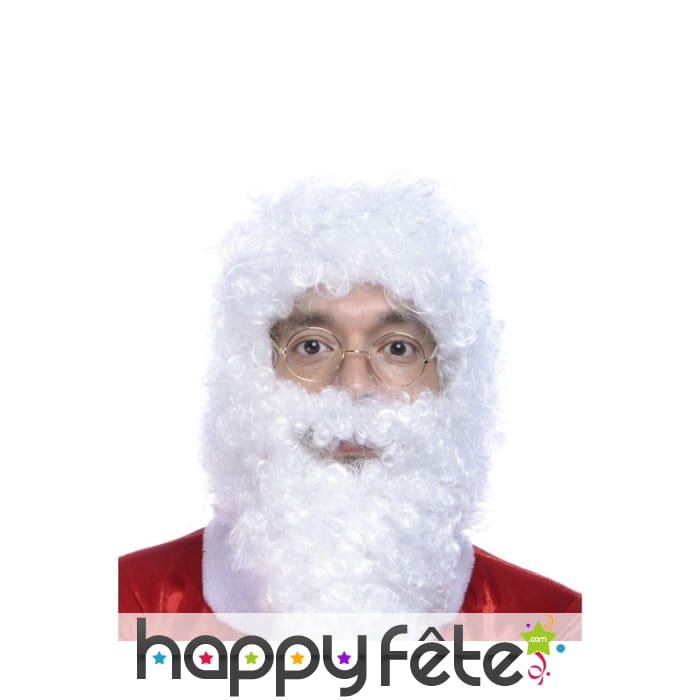 Lunettes rondes de père Noël sans verres