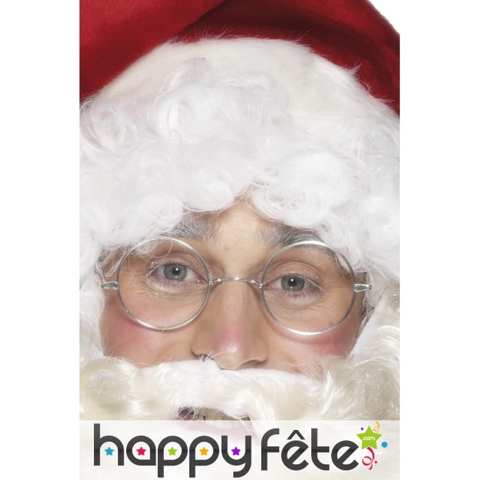 Lunettes rondes de père Noël