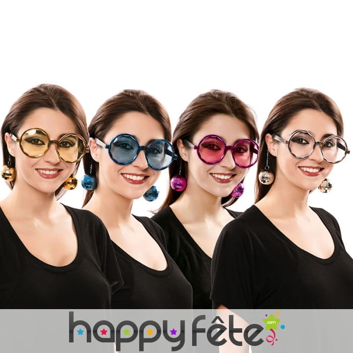 Lunettes rondes disco