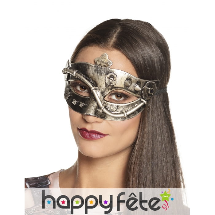 Loup steampunk avec engrenages