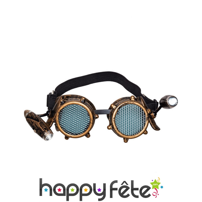 Lunettes steampunk lumineuses