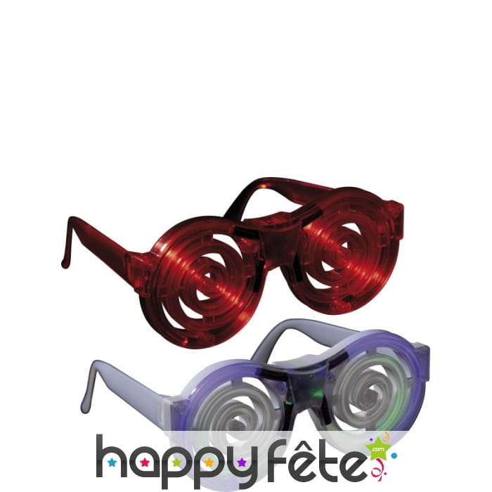 Lunettes tourbillon lumineuses