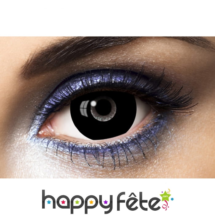 Lentilles totalement noires