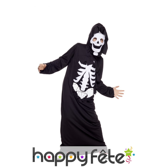 Longue tunique squelette pour enfant